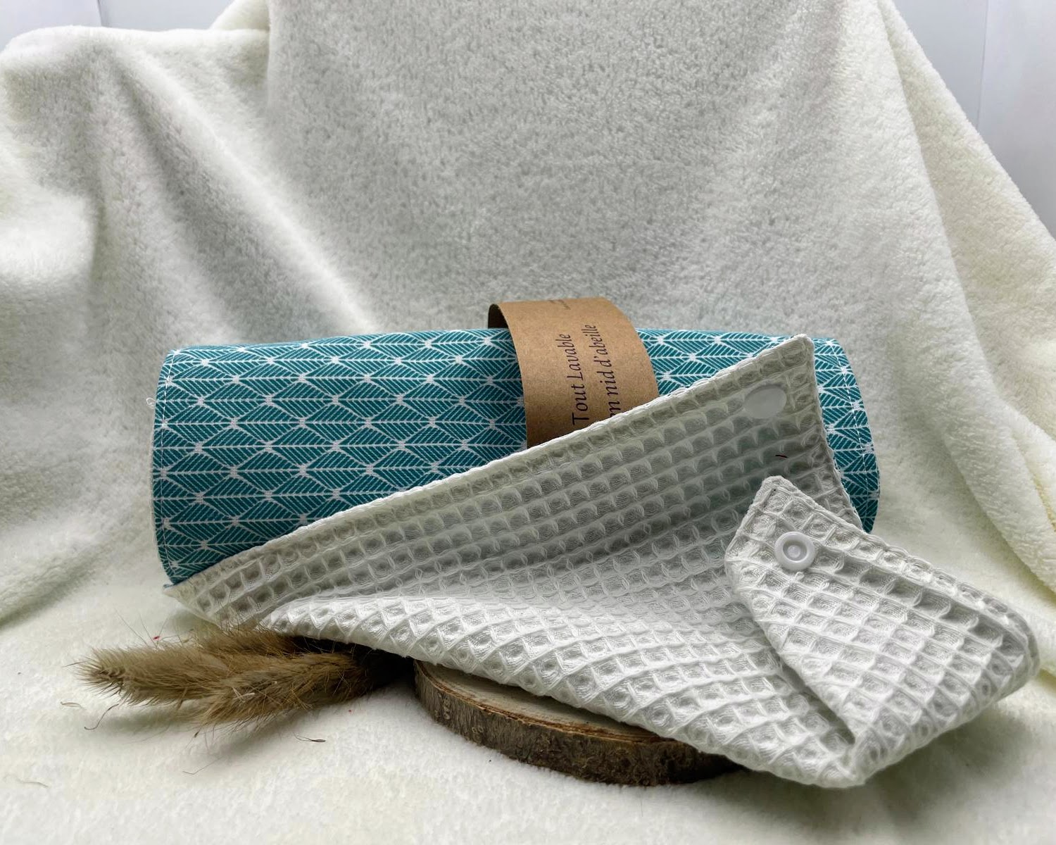 Essuies tout lavables pression