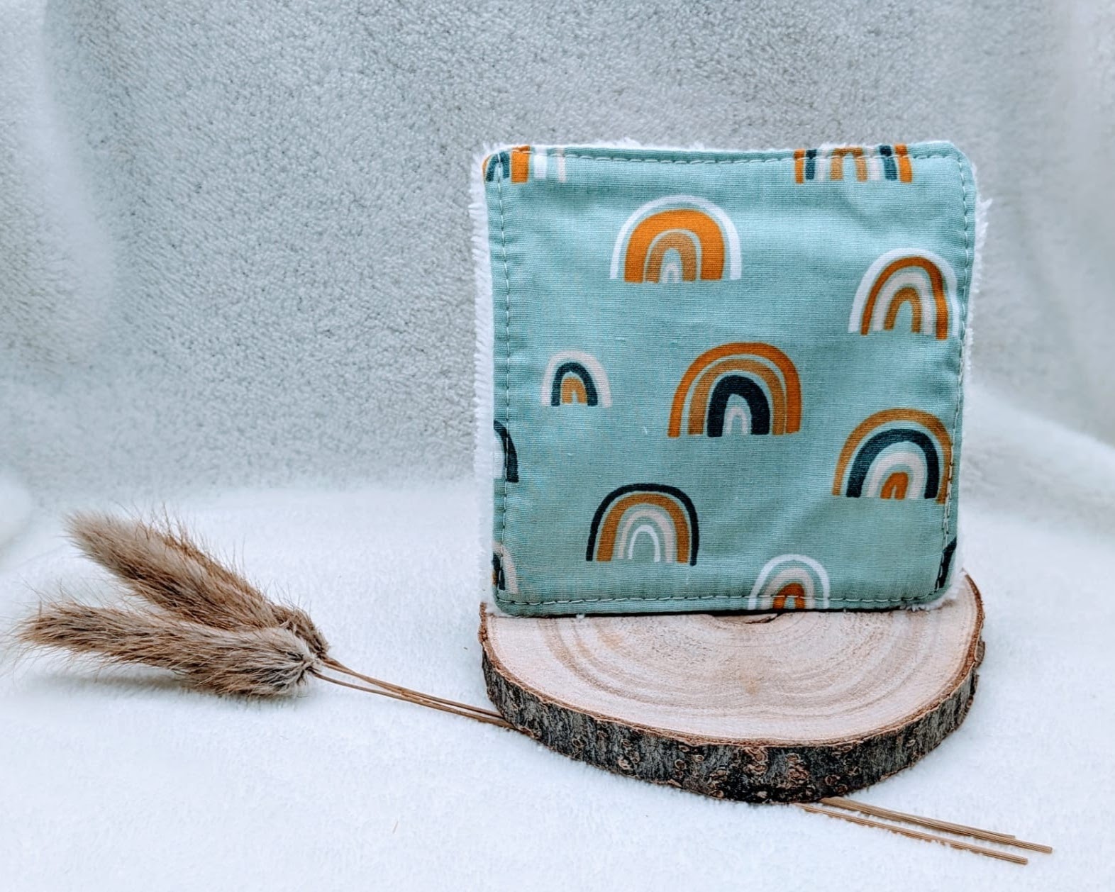 Lingettes lavables et réutilisables colorées – Image 7