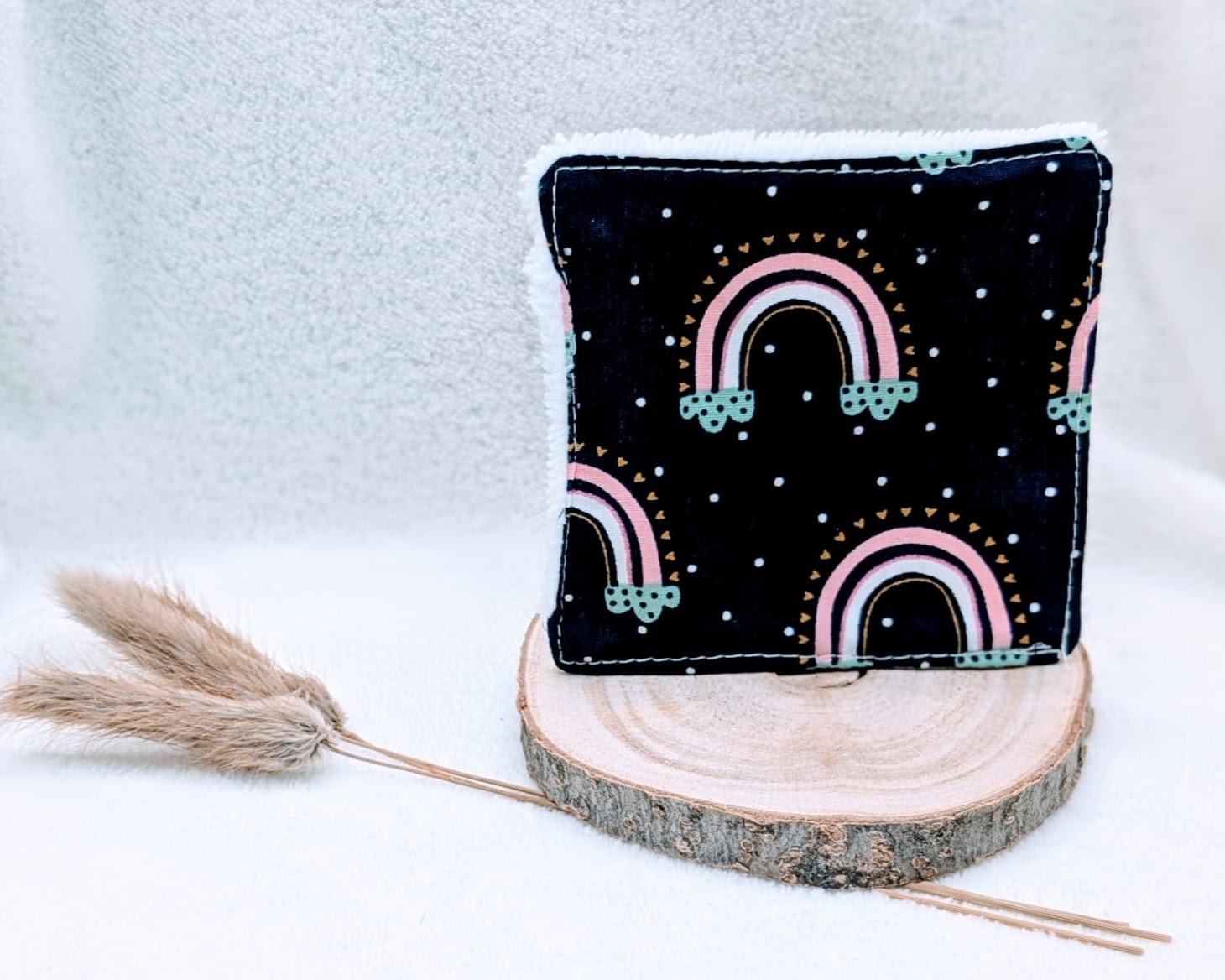 Lingettes lavables et réutilisables colorées – Image 13