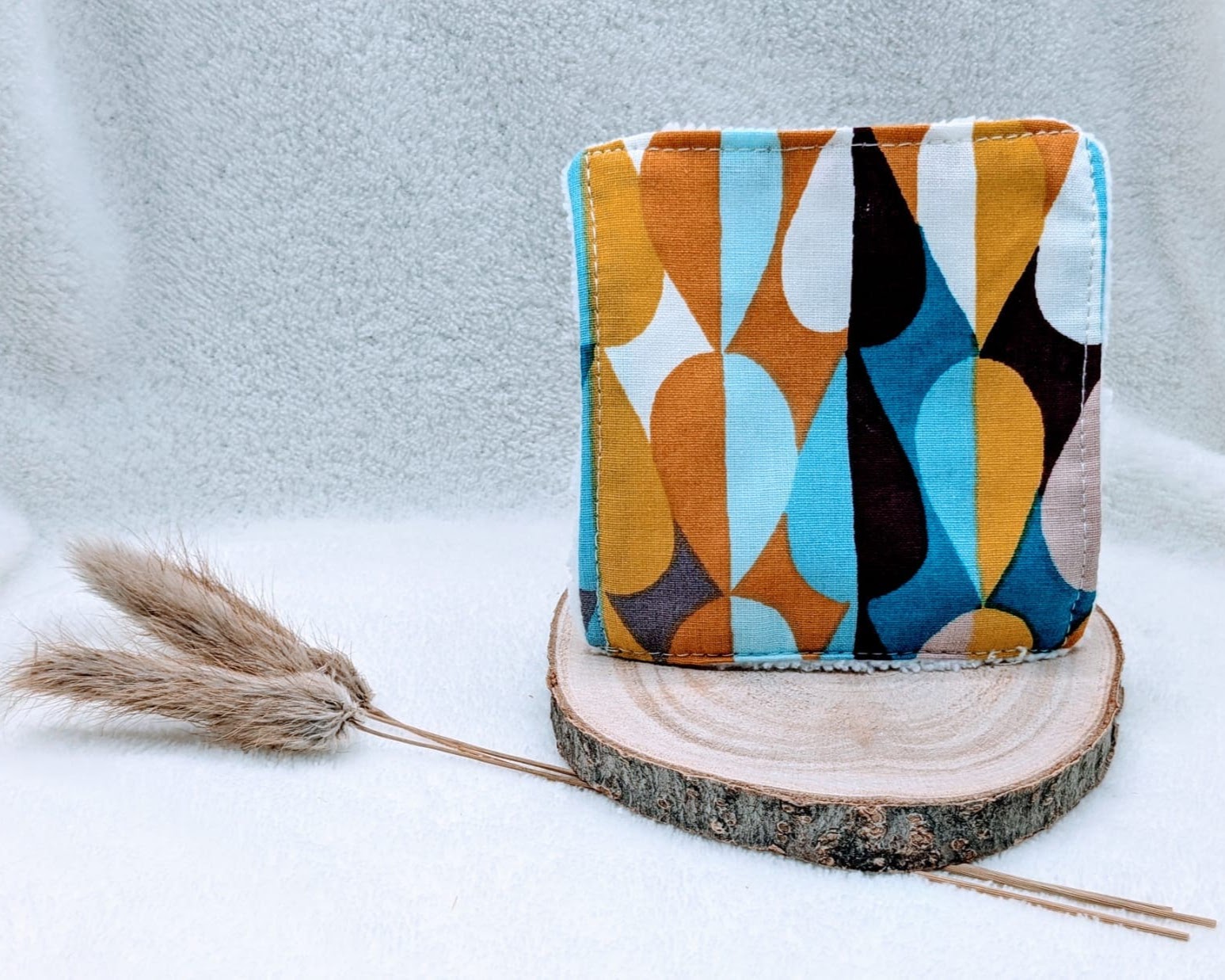 Lingettes lavables et réutilisables colorées – Image 3