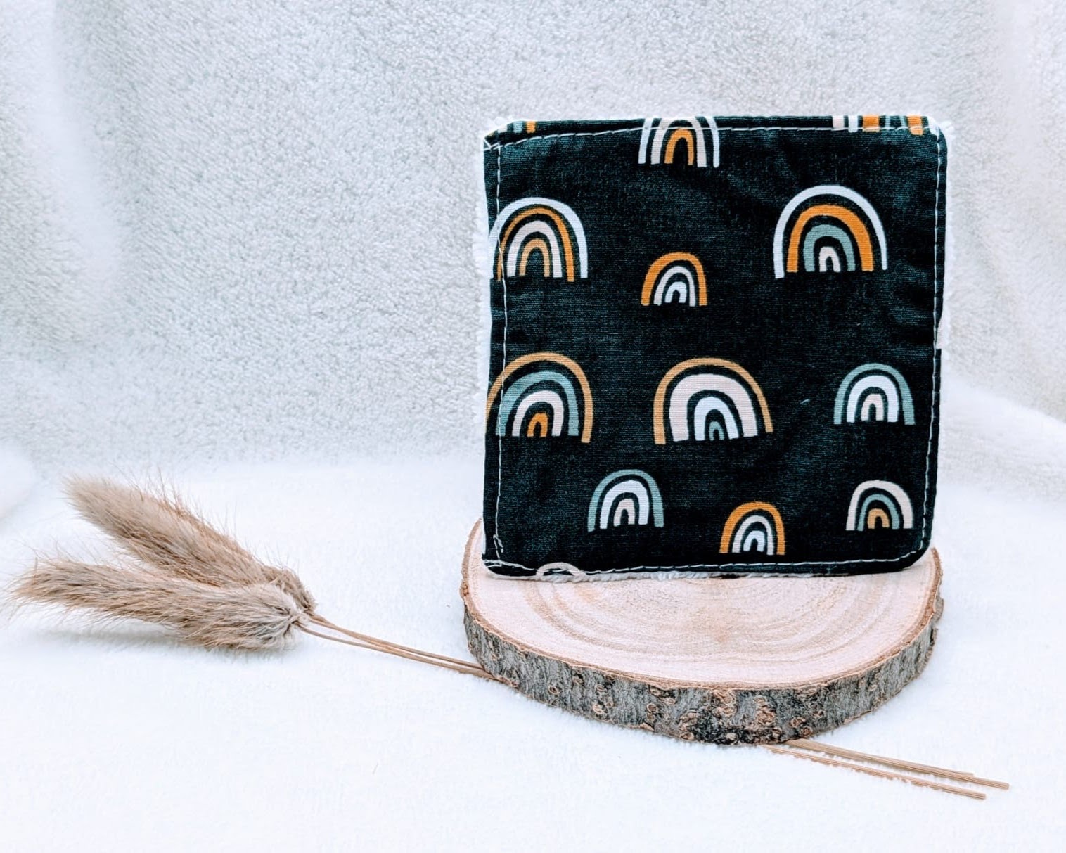 Lingettes lavables et réutilisables colorées – Image 6