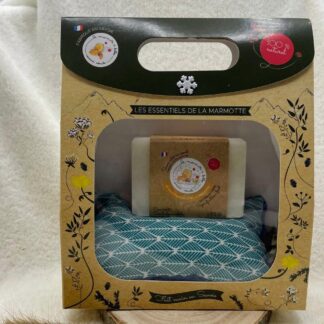 Coffret savon vaisselle et éponge lavable